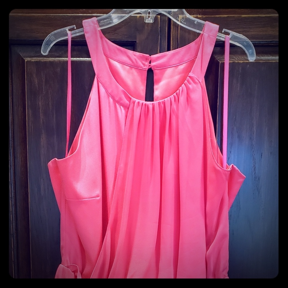 Dress pink and flowy